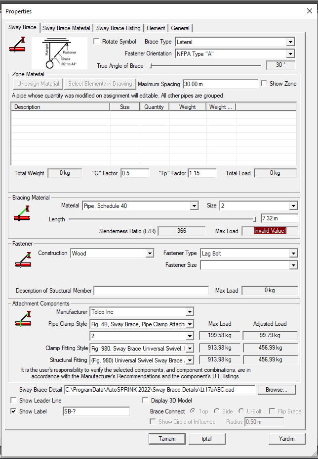 Deprem Askıları Program
